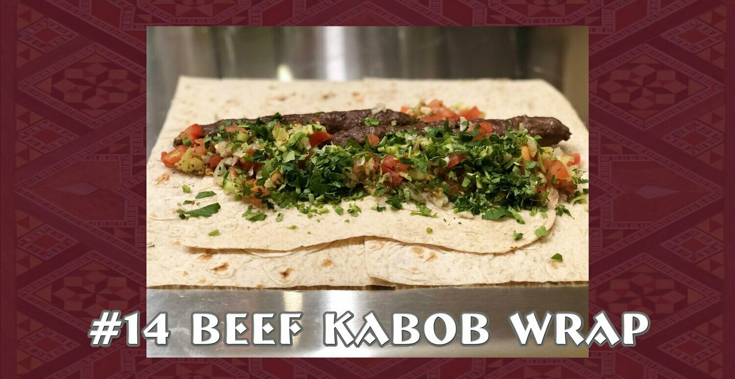 14 Beef Kabob Wrap