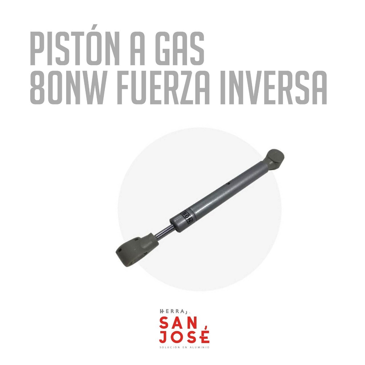Piston a gas FUERZA INVERSA 80NW BRONZEN