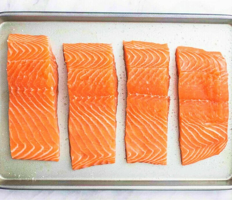 300 Salmon portions 8oz (2lbs)