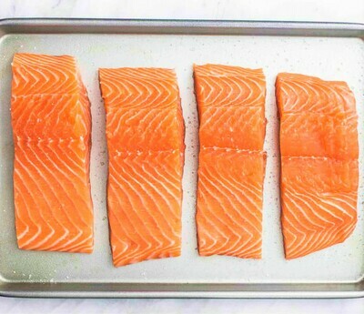 300 Salmon portions 8oz (2lbs)