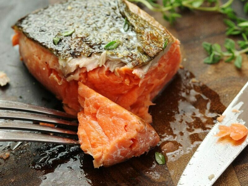 301 Salmon portion skin on  (2lbs)