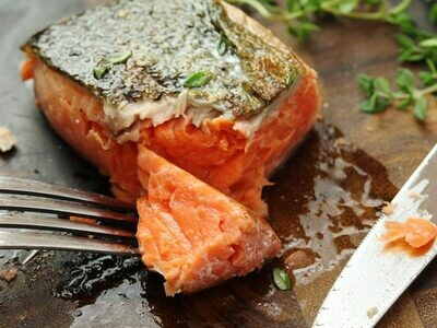 301 Salmon portion skin on  (2lbs)