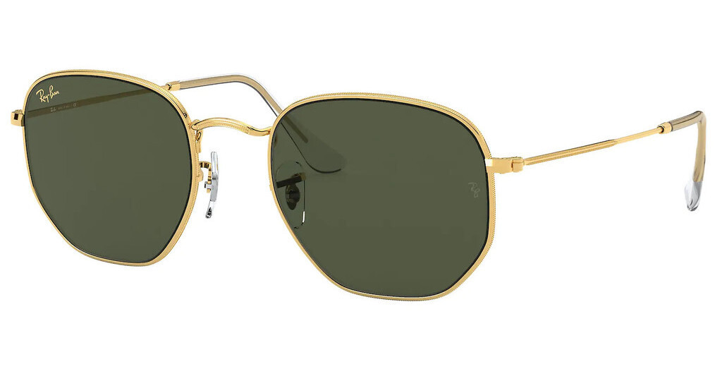 Ray Ban RB3548 Hexagonal Legend Gold Sunglasses Cheap Reglaze Glasses
