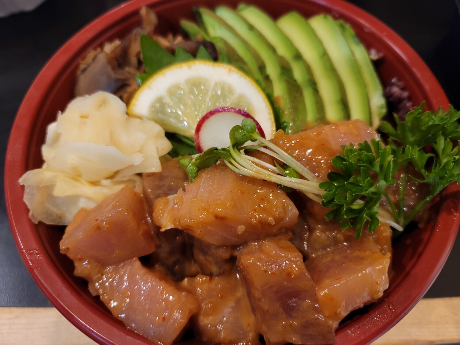 White Spicy Tuna Donburi