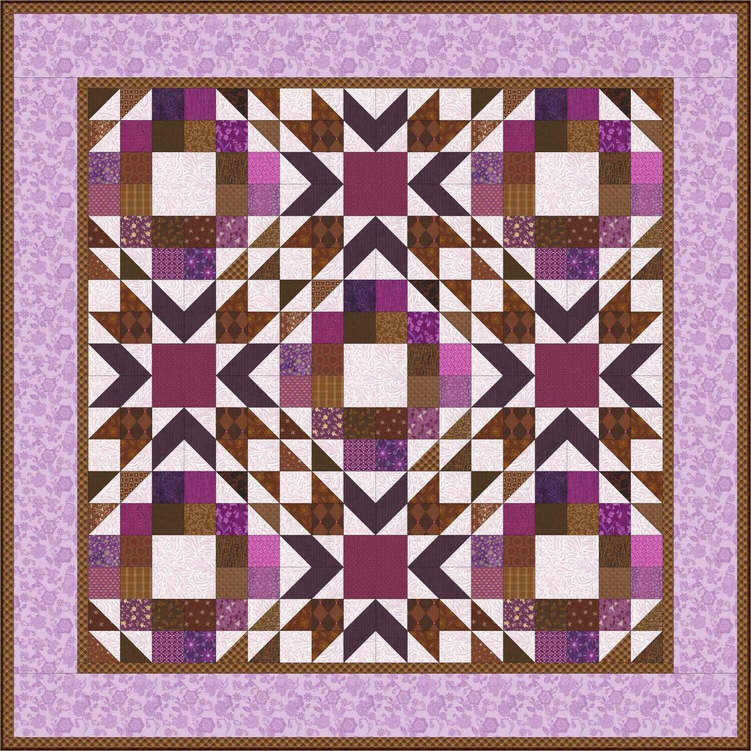 Summer Harvest Quilt PDF Pattern with bonus Christmas Harvest Variation