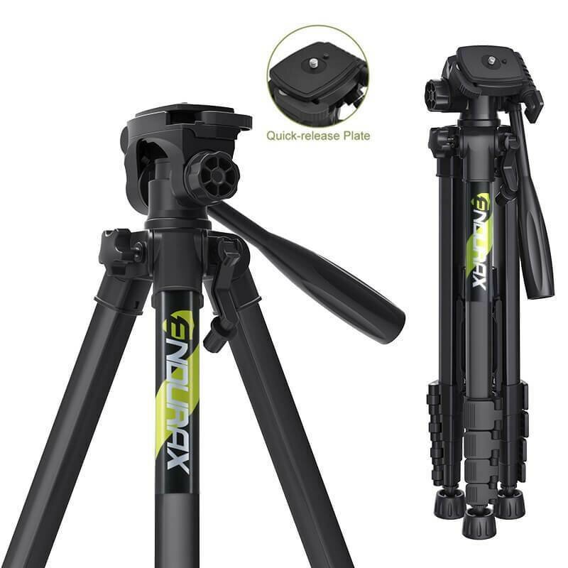 Endurax 66" Video Camera Tripod