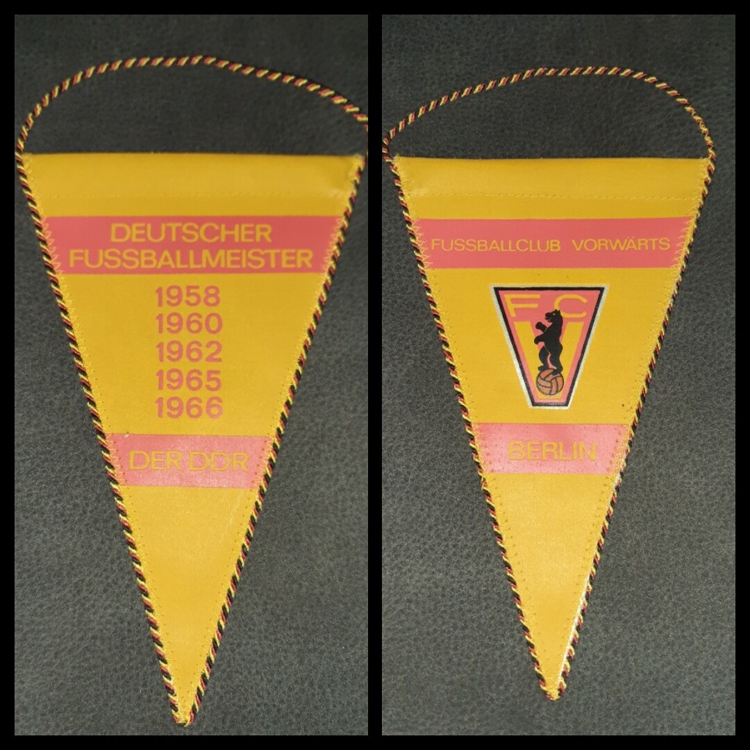 Fanion De Football Vorwärts Berlin - Allemagne - Vintage - Bon état