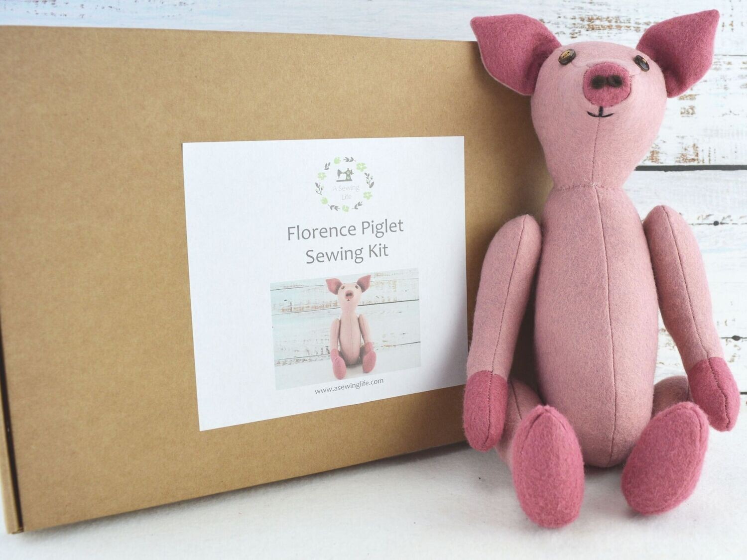 Adorable Pig Animal Sewing Kit A Sewing Life