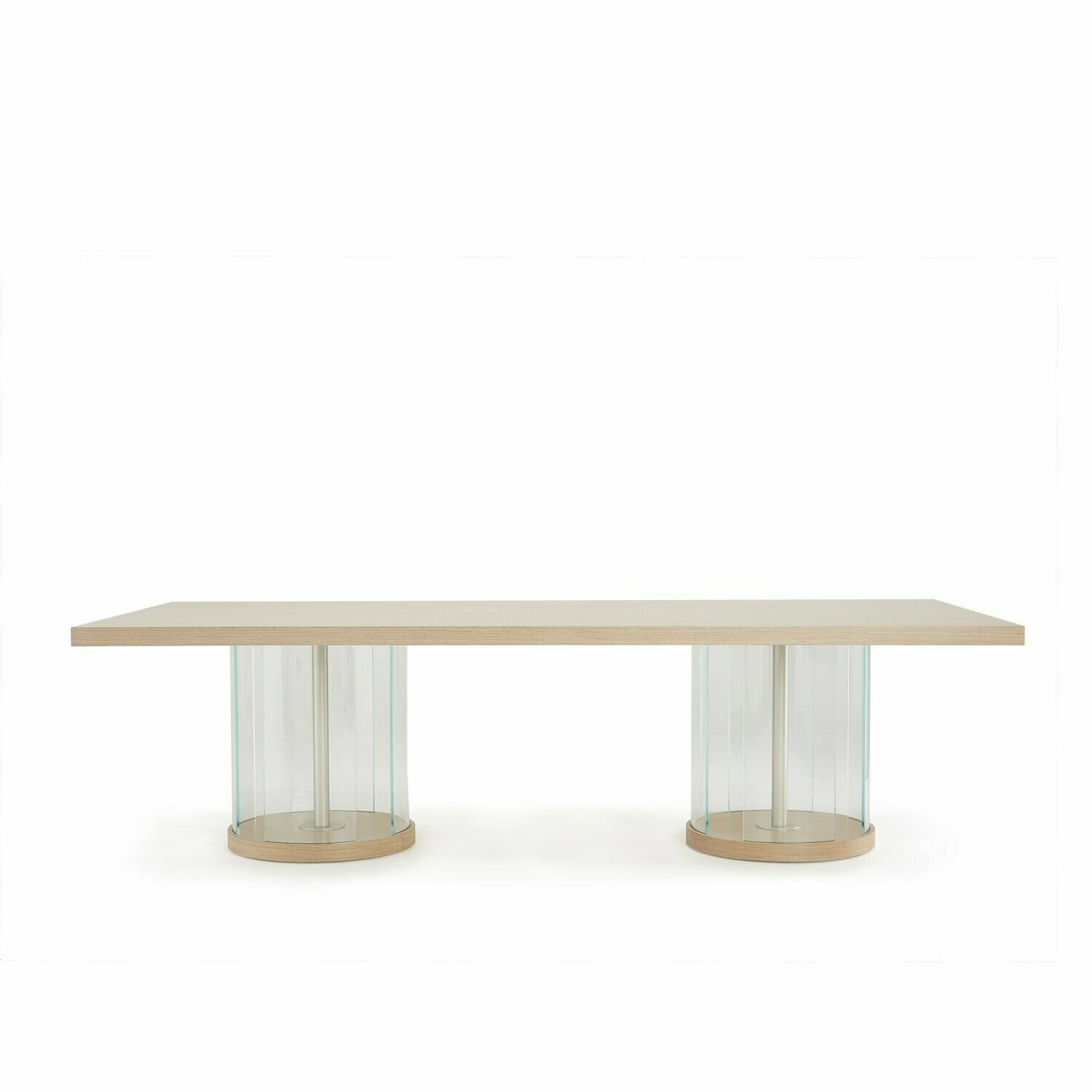 Mesa de Comedor Rectangular con Pedestal