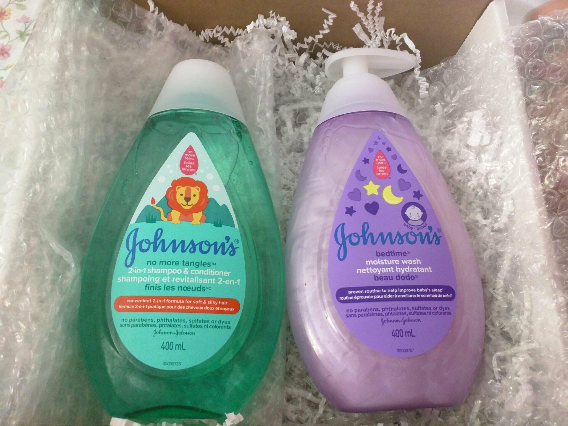 johnson and johnson 2 in 1 shampoo