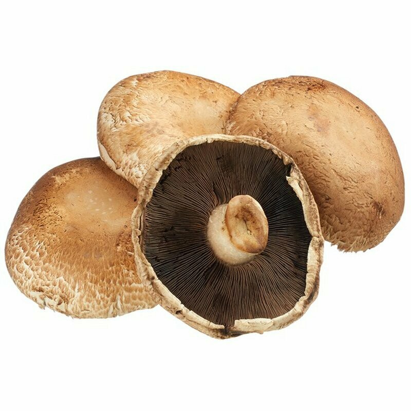 Portobello Mushrooms Caps, 18 oz