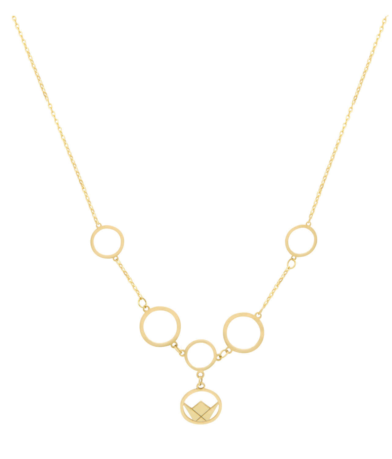 Emblem Gold Necklace Gift Card Zoughaib & Co Jewelery