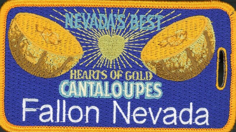 Cantaloupe Luggage Tag