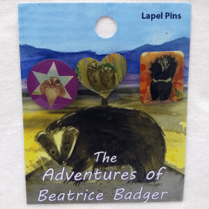 Beatrice Badger Lapel Pins