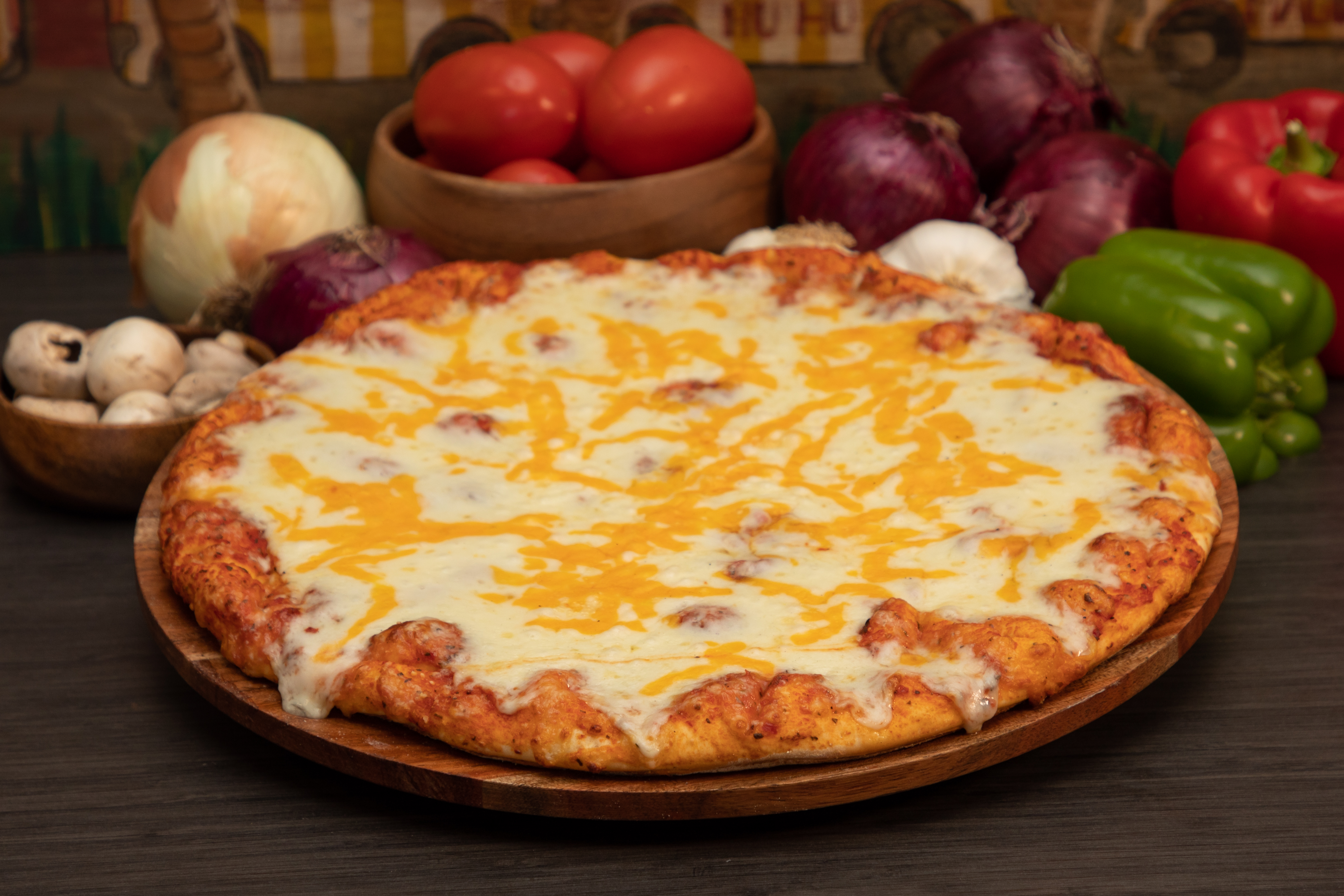 ORIGINAL MAGOO'S CHEESE PIZZA (CHOOSE YOUR TOPPINGS)