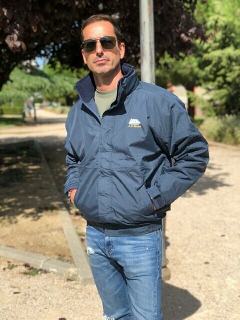 Chaqueta hombre con forro Juan Sebastián Elcano azul marino