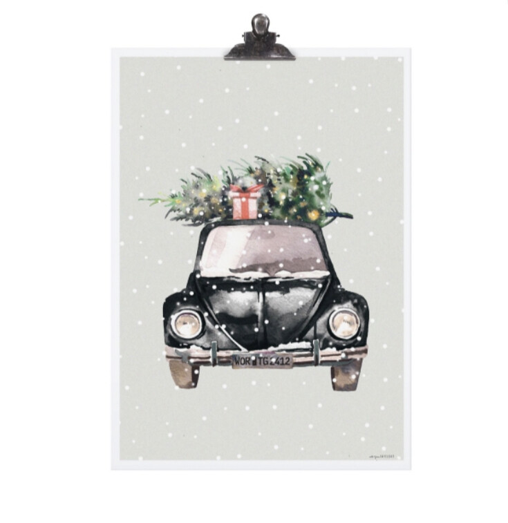 Poster "Christmas Car"