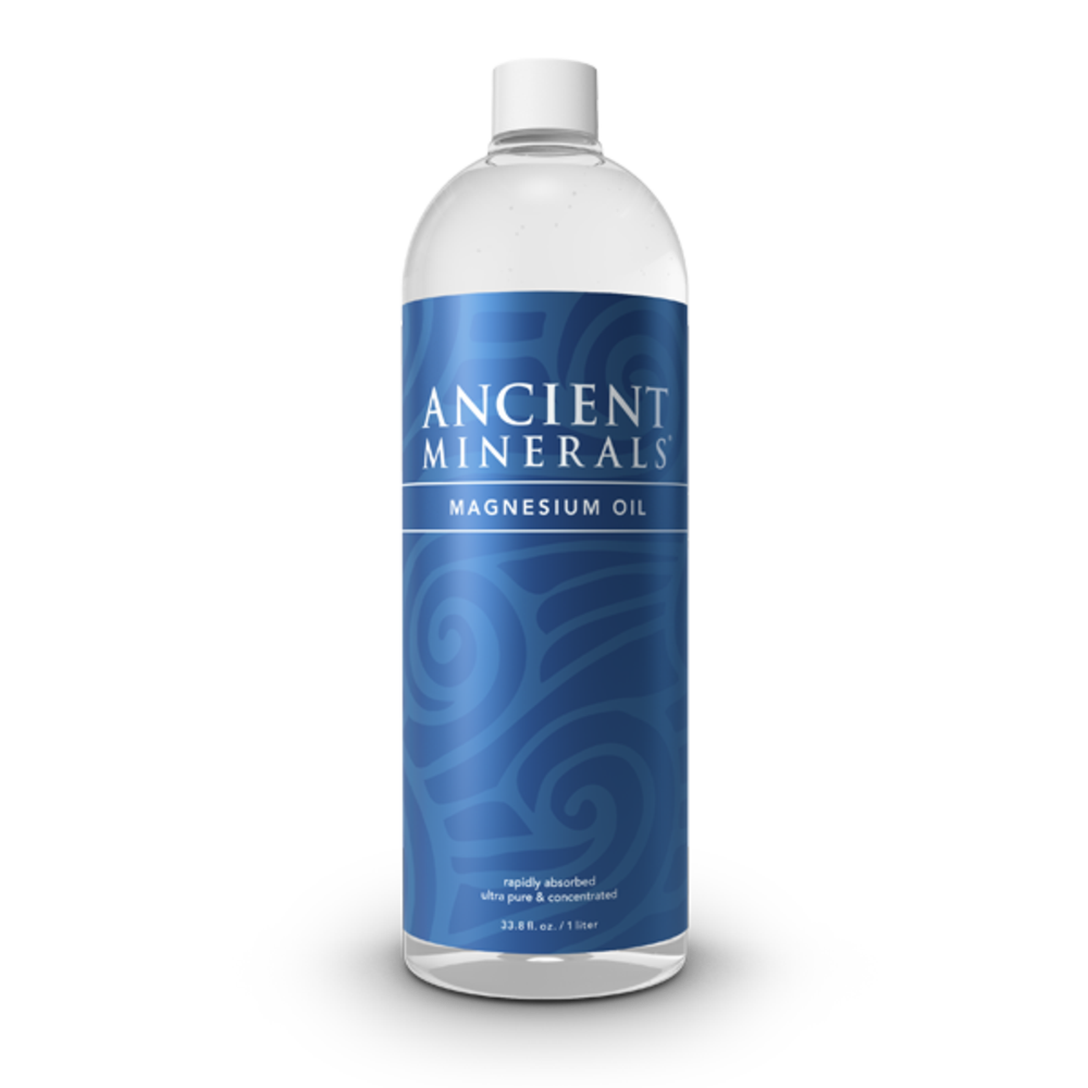 Ancient Minerals Magnesium Oil 1 Ltr Full Strength Rejuve Health