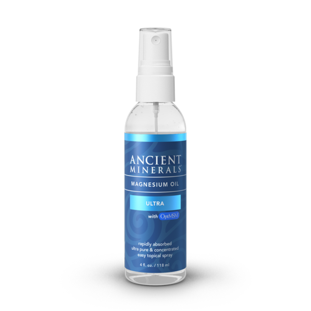 Ancient Minerals Magnesium Oil Ultra with OptiMSM 118 ml Sensitive