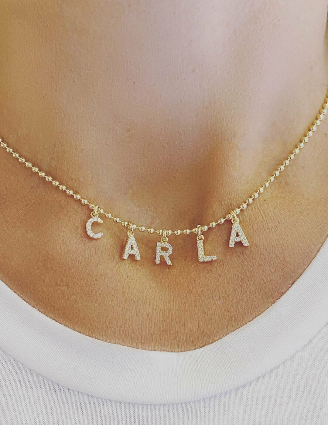 collana con nome vanessa