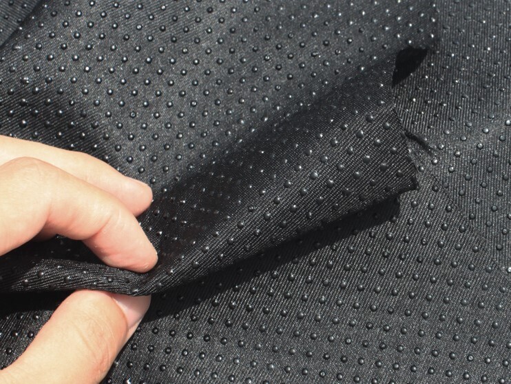 Black NonSlip Fabric with Grip 150cm wide 0.45m Piece