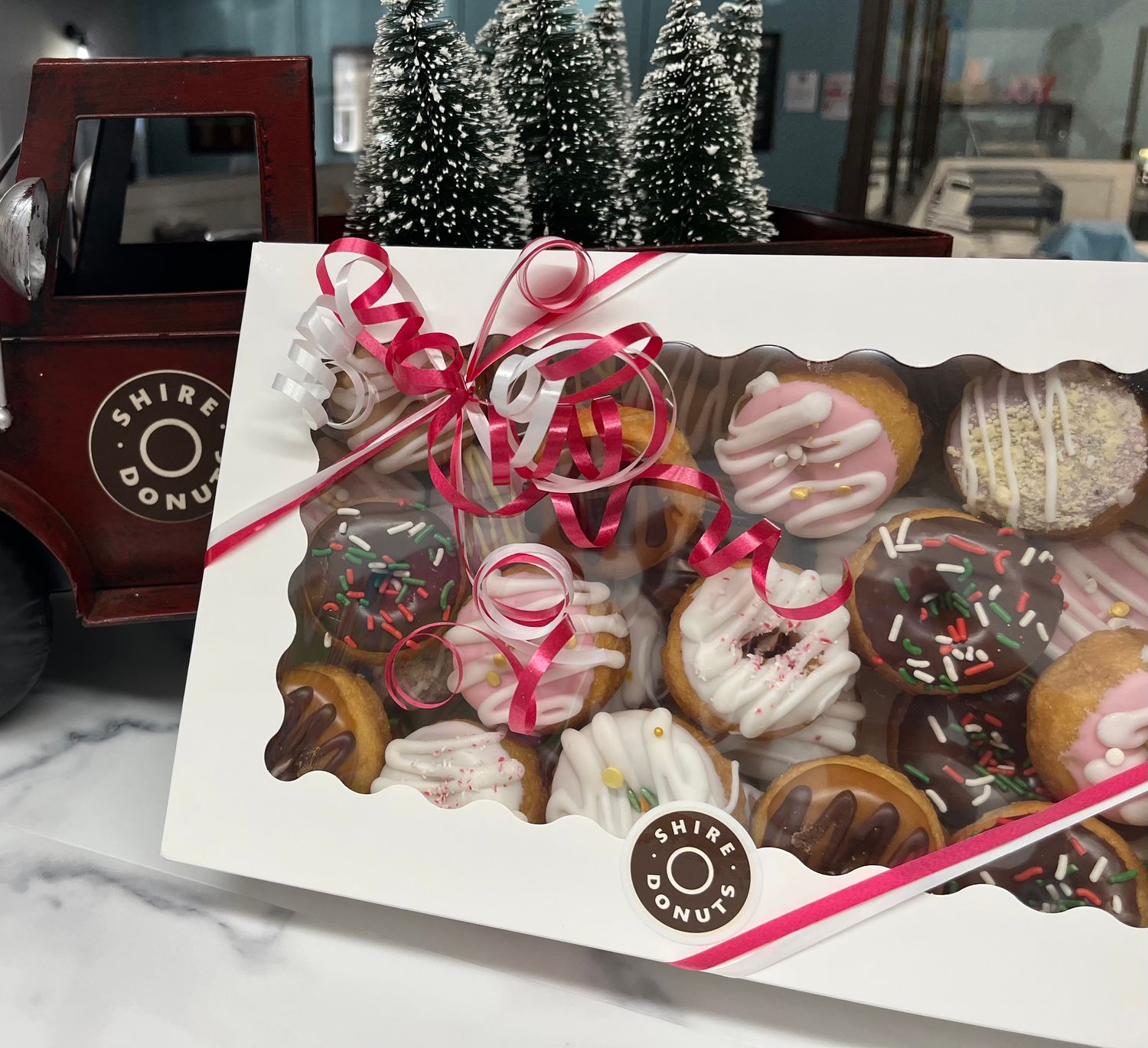 Holiday Box of Mini Donuts (PICKUP WEDNESDAY Dec24)