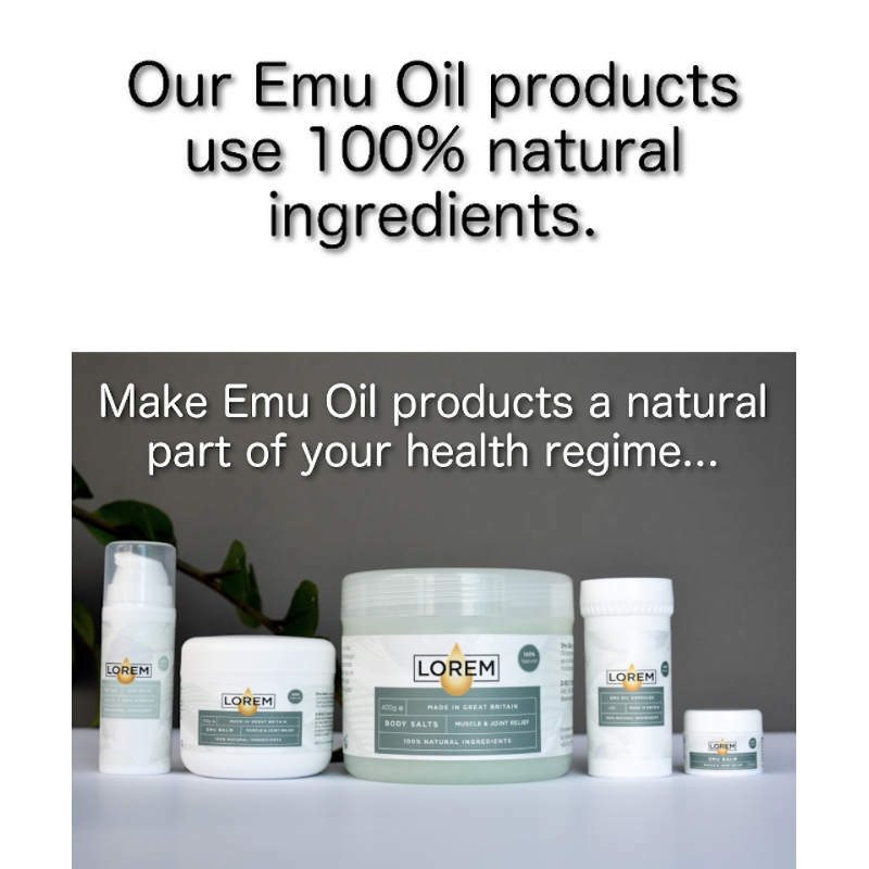 Emu Oil Products100 Natural Pain Relief