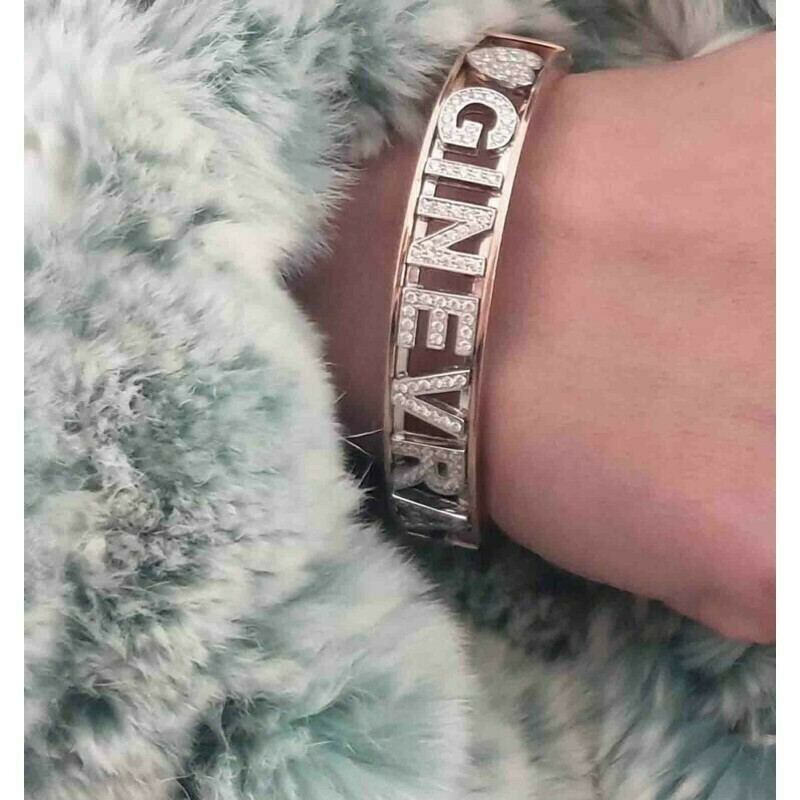 Bracciale Amen BRPEB donna in argento 925 rodiato con zirconi simbolo