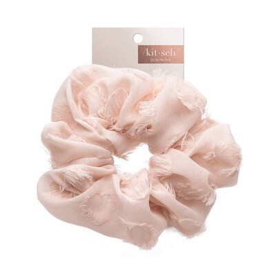 Brunch Scrunchie- Frayed Pink