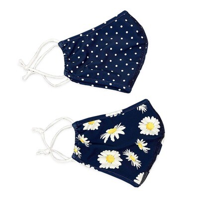 Daisy Dot Face Masks S/2