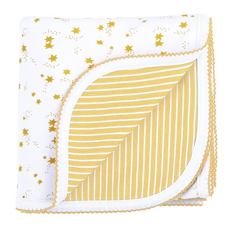 Baby Blanket- Gold Star