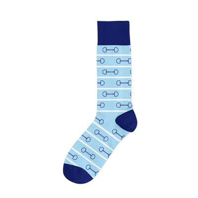 Horse Bit Socks- Bl