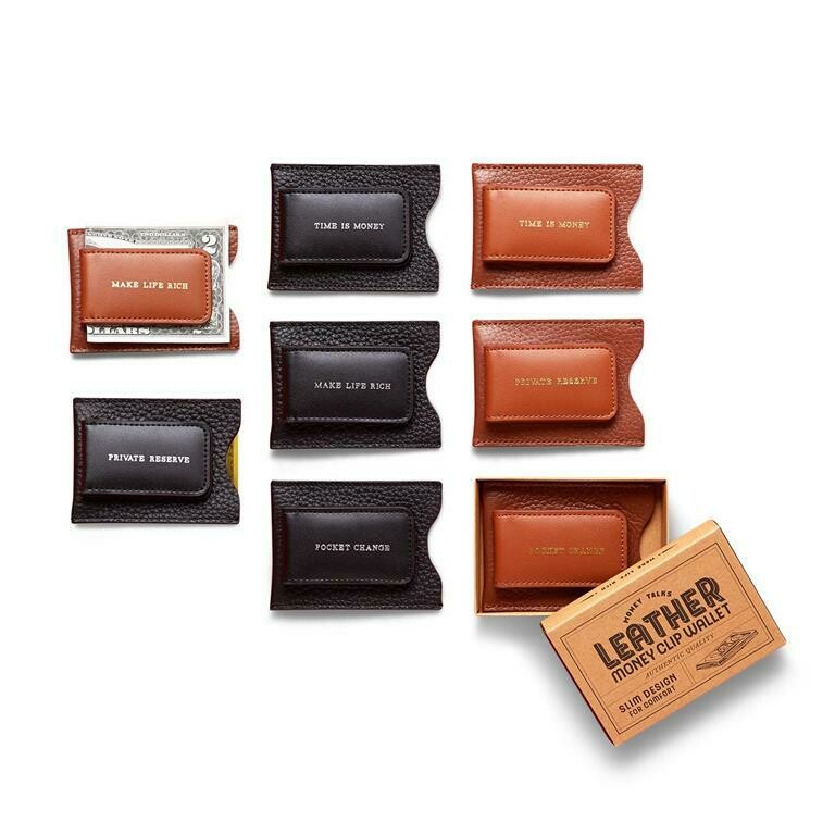 Leather Money Clip