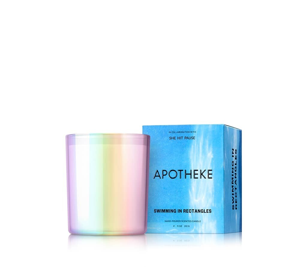 Swimming in Rectangles Candle