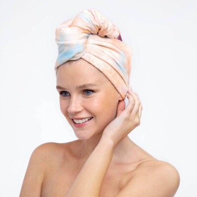 Microfiber Hair Towel- Tie Dye
