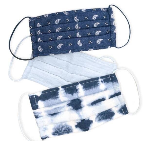 Face Masks- Blue S/3