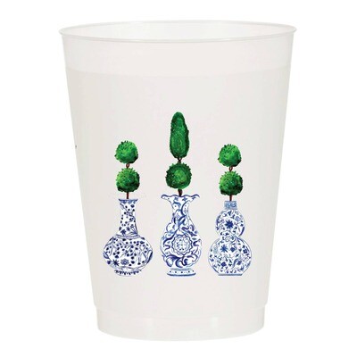 Topiary Cups S/10
