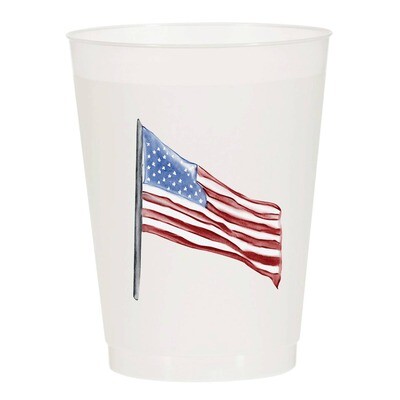 US Flag Cups S/10