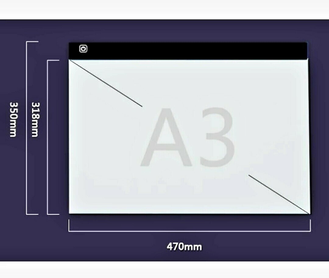 A3 Led Light Pad light weight