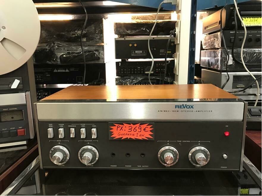 ReVox A78 amplificateur - La Réparatrice