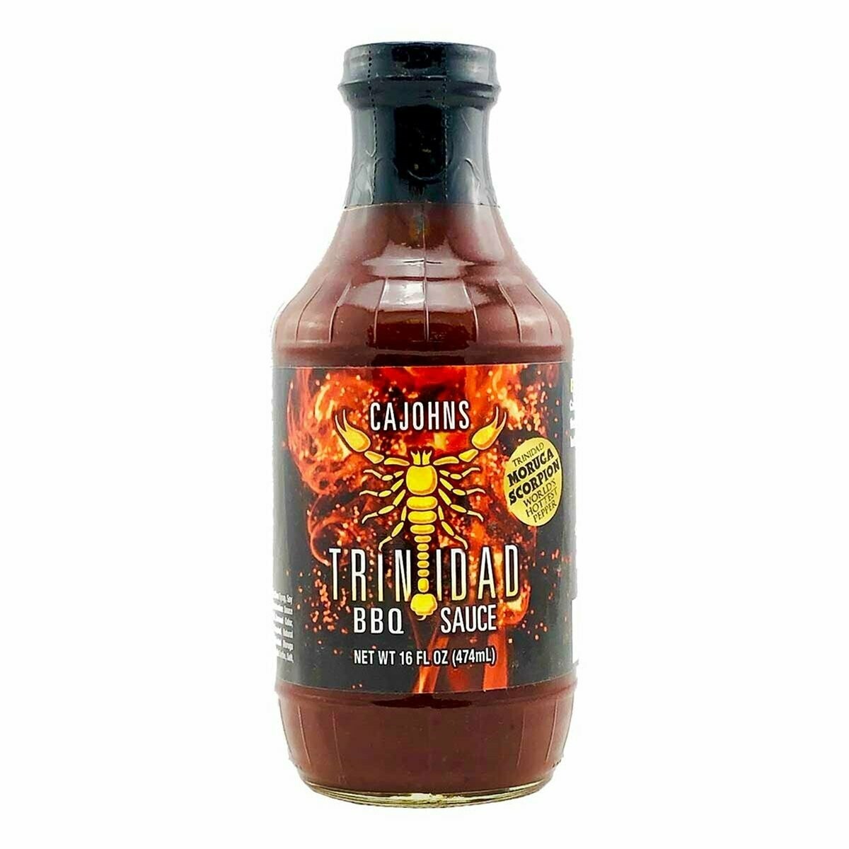CaJohns Trinidad Scorpion BBQ Sauce 16 oz