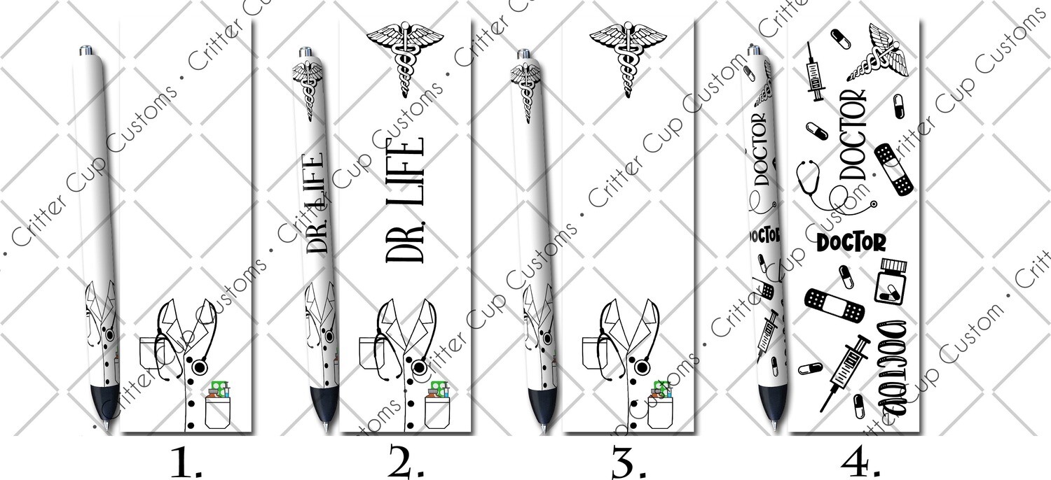 Doctor Life Printed Pen Wraps