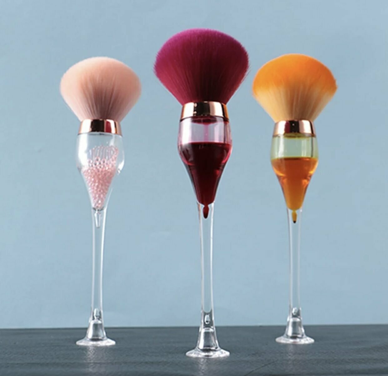 Wine Glass Makeup Brush