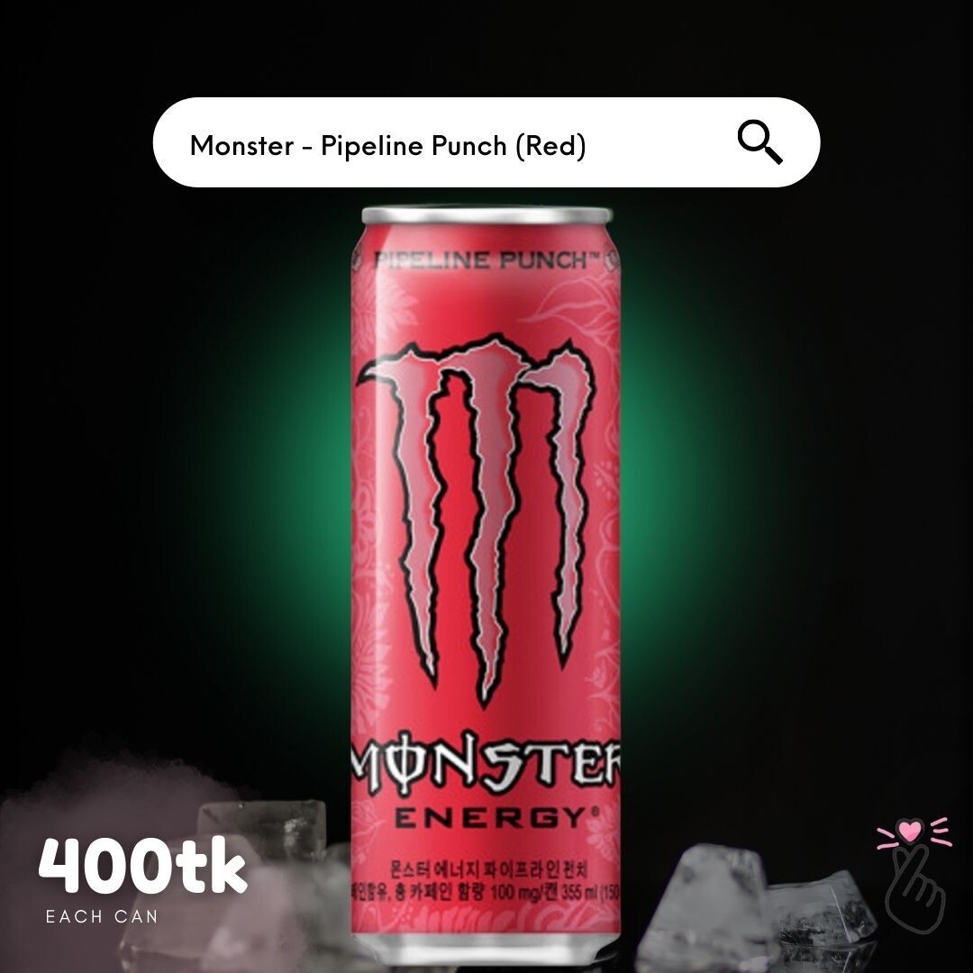 Monster Pipeline Punch (Red) 355ml
