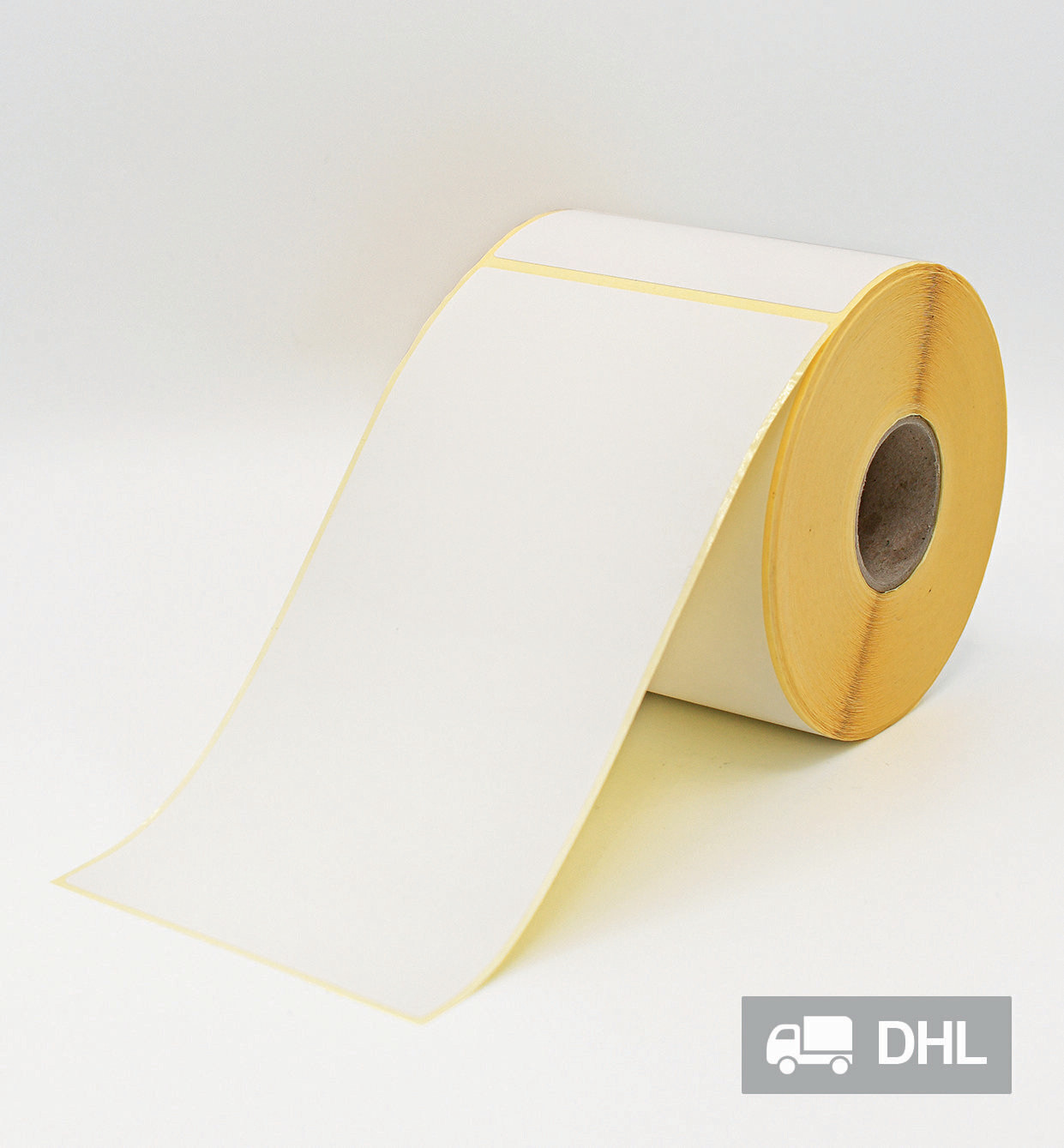 Thermo Etiketten 103 X 199 Mm – 500 Stück/Rolle, Kern 76 Mm, Für Versandetiketten DHL, Permanent Haftend, Thermodirekt