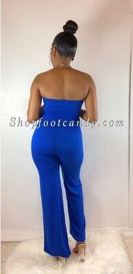 Tube Jumpsuit Blue