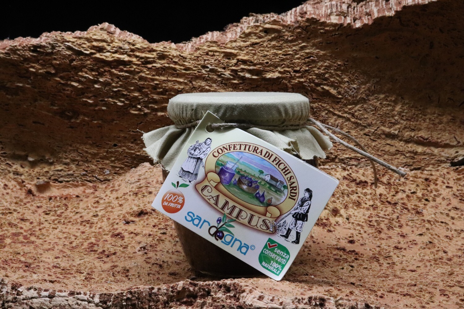 Confiture de poires sauvages de Sardaigne 230 Gr