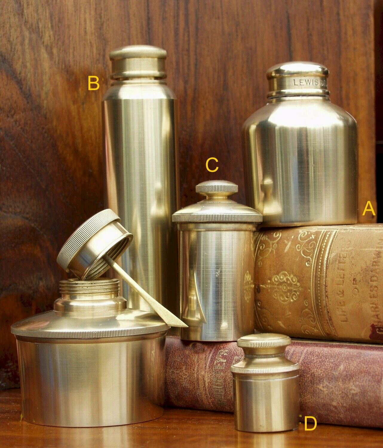 Brass Oil Bottles