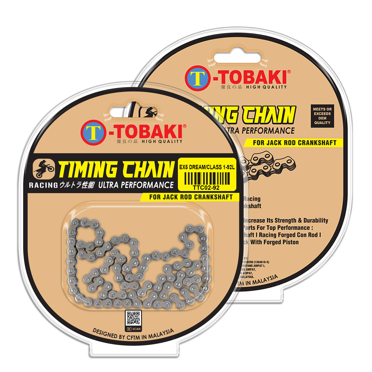 TOBAKI RACING TIMING CHAIN EX5 DREAM EX5 CLASS
