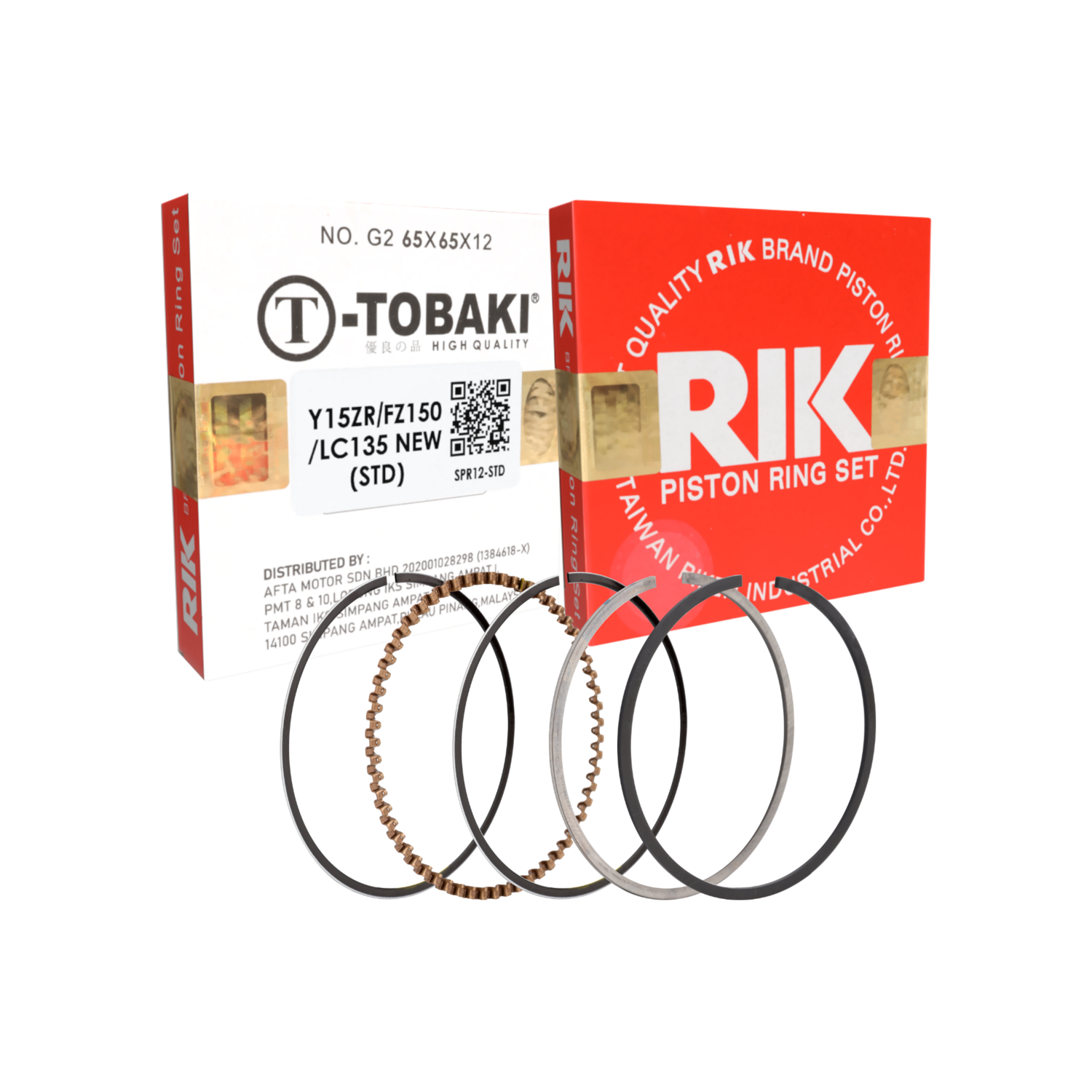 TOBAKI x RIKEN PISTON RING SET (2)